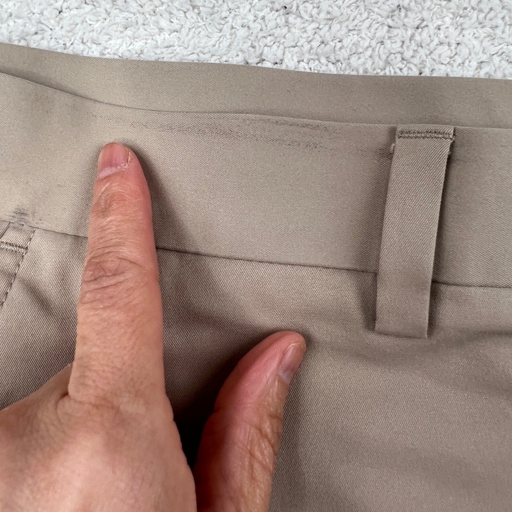Pebble Beach Mens Tan Performance‎ Golf Shorts Size 36 Side Zip Pocket Khaki - Picture 4 of 14